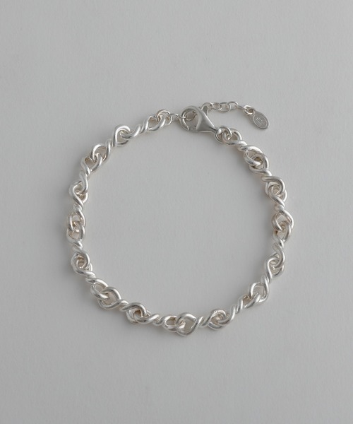 ブレスレット 「silver925」TwistchainBracelet/ツイストチェーンブレスレット レディース メンズの画像