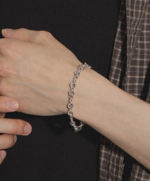 ブレスレット 「silver925」TwistchainBracelet/ツイストチェーンブレスレット レディース メンズの画像