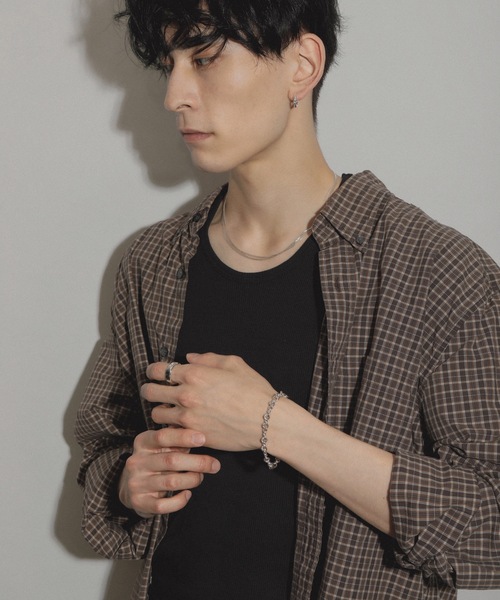 ブレスレット 「silver925」TwistchainBracelet/ツイストチェーンブレスレット レディース メンズの画像