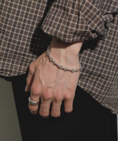 ブレスレット 「silver925」TwistchainBracelet/ツイストチェーンブレスレット レディース メンズの画像
