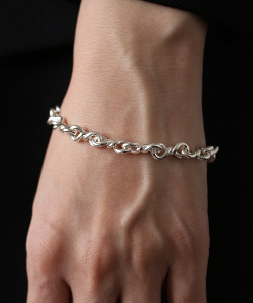 ブレスレット 「silver925」TwistchainBracelet/ツイストチェーンブレスレット レディース メンズの画像