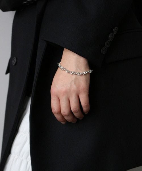 ブレスレット 「silver925」TwistchainBracelet/ツイストチェーンブレスレット レディース メンズの画像