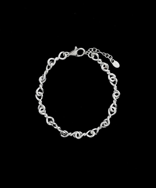 ブレスレット 「silver925」TwistchainBracelet/ツイストチェーンブレスレット レディース メンズの画像