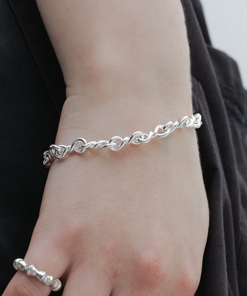 whoseA（フーシー） ブレスレット 「silver925」TwistchainBracelet