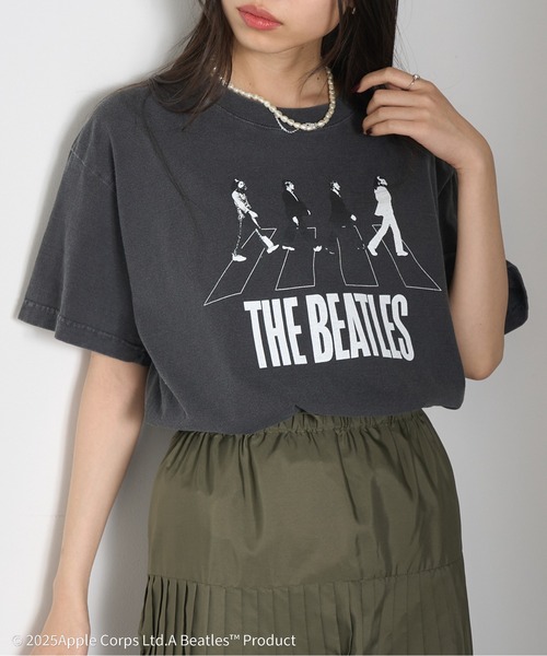 tシャツ 「GOOD ROCK SPEED」バンドTシャツ THE BEATLES ビートルズ レディース