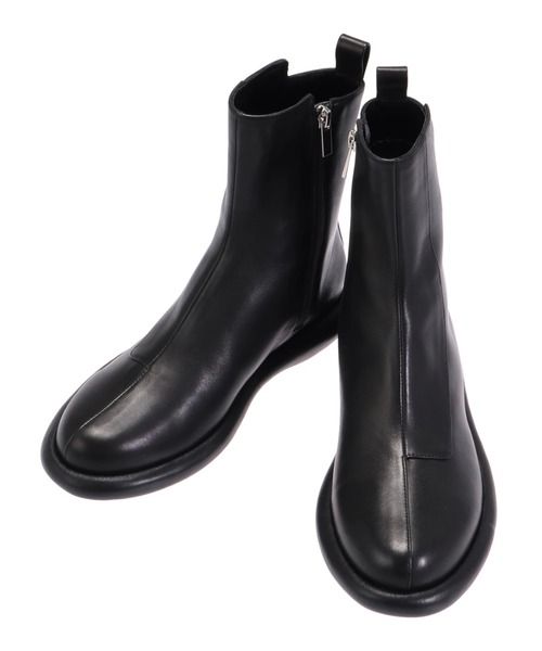 UN3D.（アンスリード） ブーツ UN3D./アンスリード/ROUND LOW HEEL