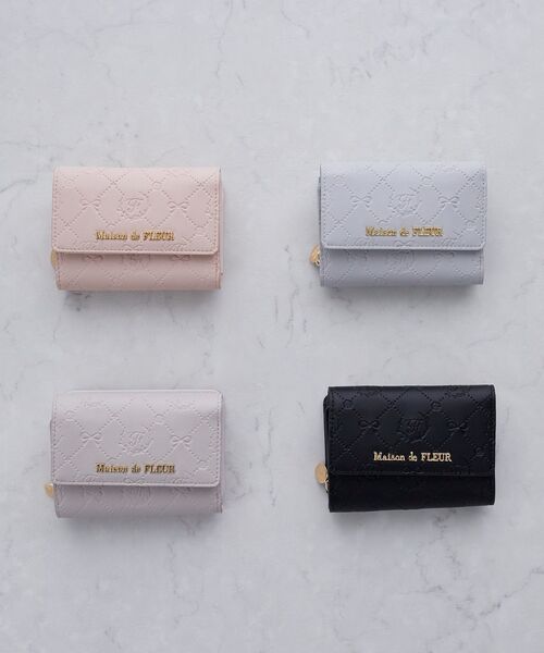 Maison de FLEUR 財布 EC限定カラーモノグラムウォレット
