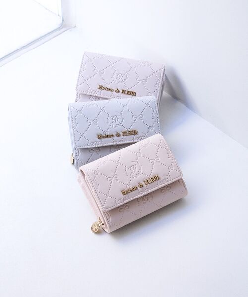 Maison de FLEUR 財布 Maison de FLEUR 財布 FLEURモノグラムウォレット レディース