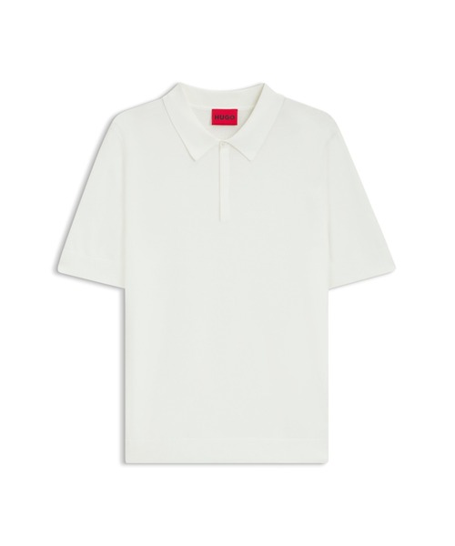 新品 HUGO BOSS コットンニット ポロシャツ L HUGO BOSS◇BOSS × SHOHEI OHTANI コットンニットポロシャツ