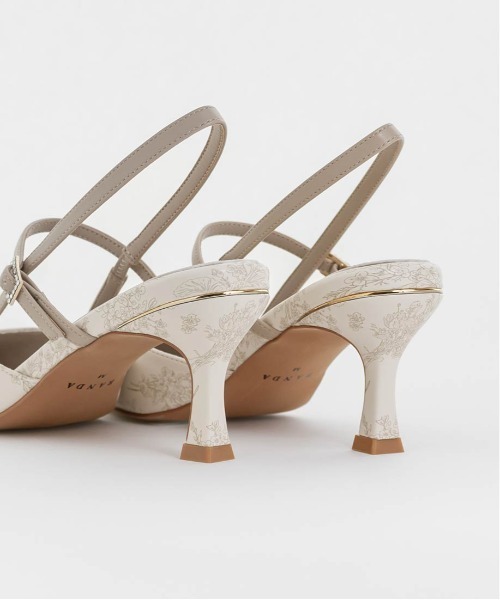 RANDA パンプス トワルドゥジュイバックストラップパンプス