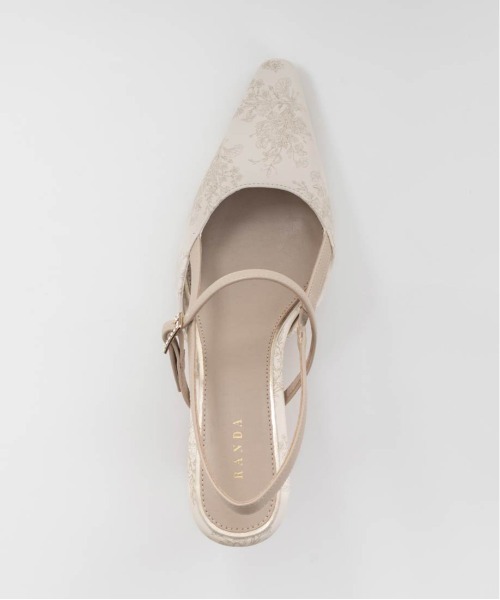 RANDA パンプス トワルドゥジュイバックストラップパンプス