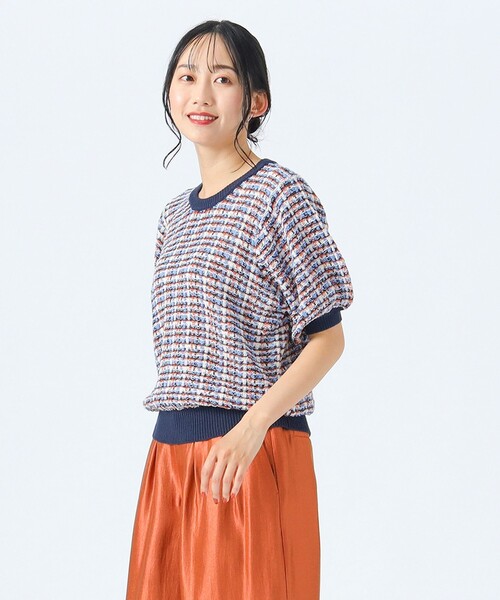 beams heart ニット BEAMS HEART ニット セーター / ドット ジャカード レディース