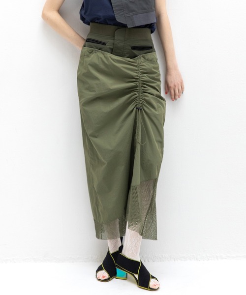 【新品・未使用】AULAAILA ミリタリーナロースカート AULA AILA（アウラ アイラ） スカート ミリタリーナロースカート