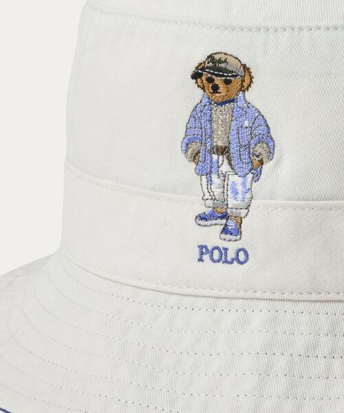 POLO RALPH LAUREN 帽子 ハット Polo ベア ツイル バケット