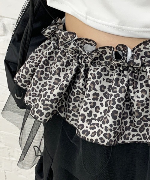 lilful スカート レオパードレイヤードラップスカート : ZOZOTOWN