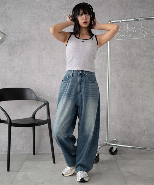 WEGO（ウィゴー） タンクトップ ノースリーブ WEGO/グラフィックカップ