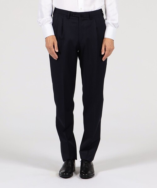 ワコマリア スラックス ゼニア ウール100 Ermenegildo Zegna / PLEATED