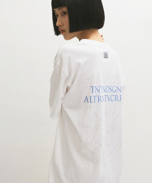 TANG tシャツ 「TANGTANG for ADAM ET ROPE'」別注 HANDWRITING