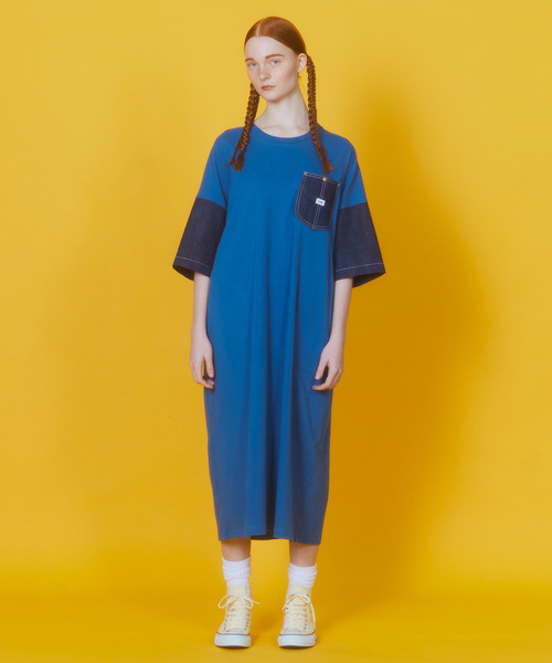 FRAPBOIS（フラボア） ワンピース Lee×FRAPBOIS カットワンピース