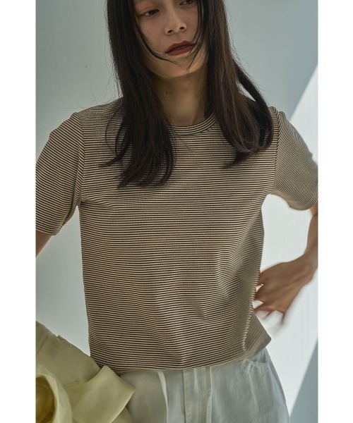 tシャツ MOCHI BORDER TEE レディース