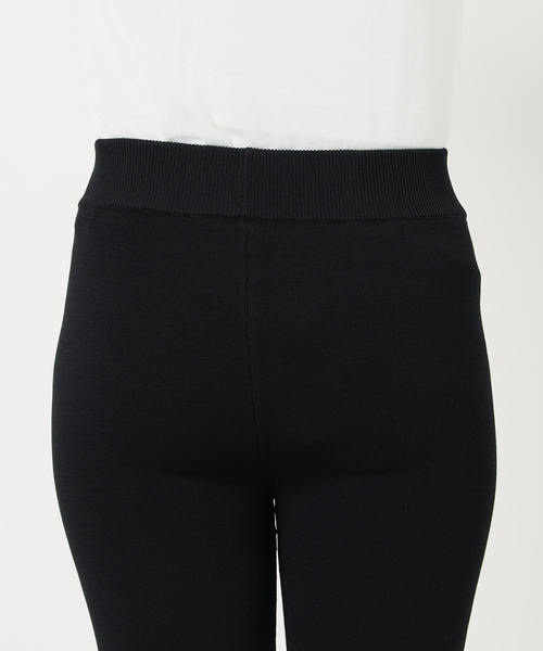 IENA パンツ ONIT/オニット MILANO RIB KNIT HALF LEGGINGS