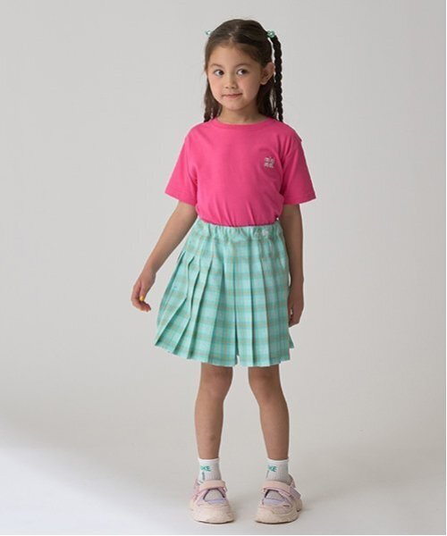 minimal（ミニマル） スカート チェックプリーツキュロット キッズ