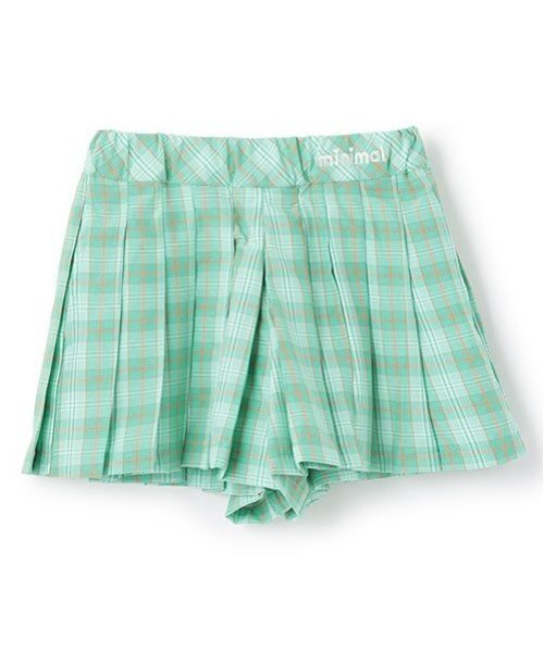 minimal（ミニマル） スカート チェックプリーツキュロット キッズ