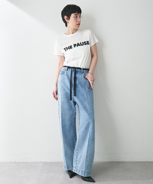ワイドクレイジーデニムパンツ（デニムパンツ）｜LUXSTYLE（ラグ