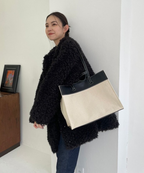 EFOLE トートバッグ 「macoto×EFOLE コラボ」キャンバス