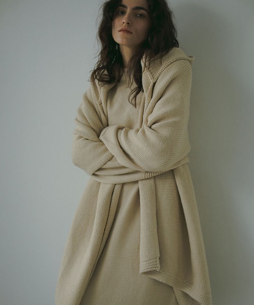 ETRE TOKYO（エトレトウキョウ） ニットワンピース FREE ブラウン