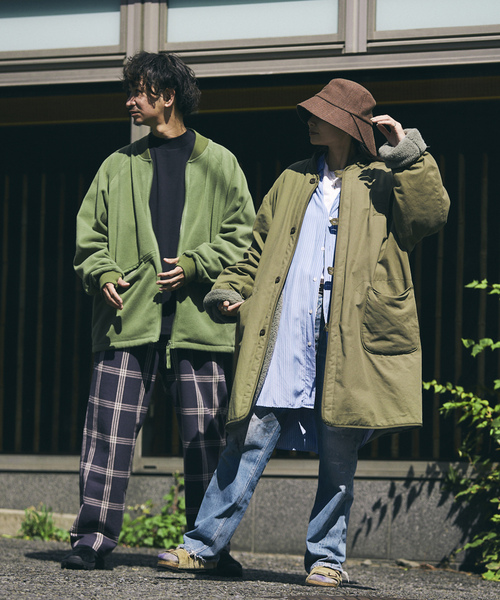 「ARMY TWILL」 ジップアップブルゾン LARGE ネイビー メンズ_画像5