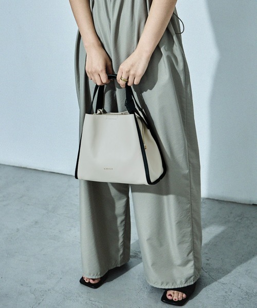 D.KELLY（ディーケリー） ハンドバッグ バイカラーノットデザイン