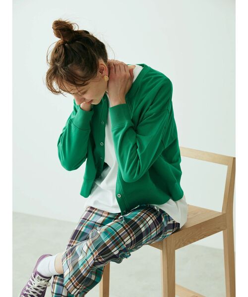 「AMERICAN HOLIC」 カーディガン L グリーン レディース