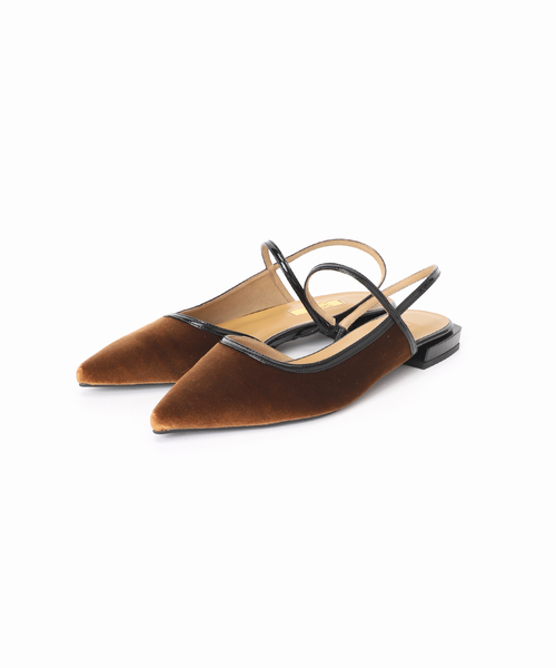 Le Talon GRISE シューズ GRISEポインテッドストラップスリング