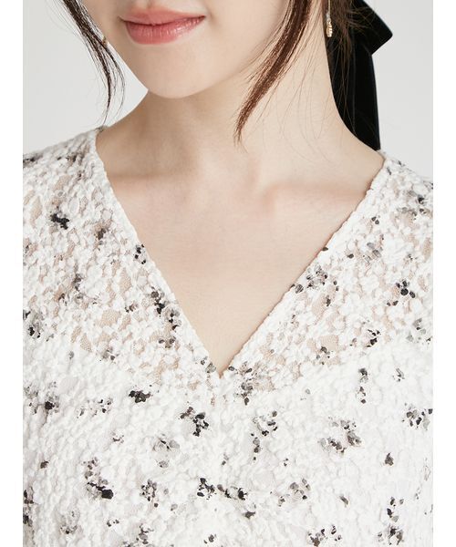 CELFORD（セルフォード） ワンピース ピグメントフラワーワンピース