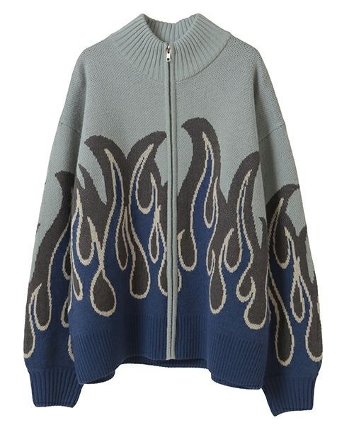 Candy Stripper ニット セーター FIRE PATTERN KNIT ジャンパー
