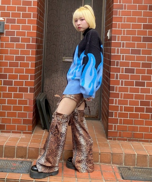 Candy Stripper（キャンディーストリッパー） ニット セーター FIRE