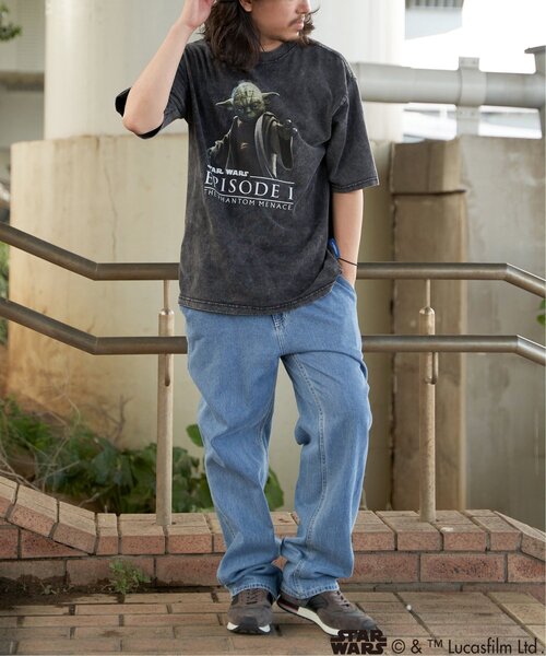 STAR WARS（スター・ウォーズ） tシャツ エピソード1 フェイスTシャツ