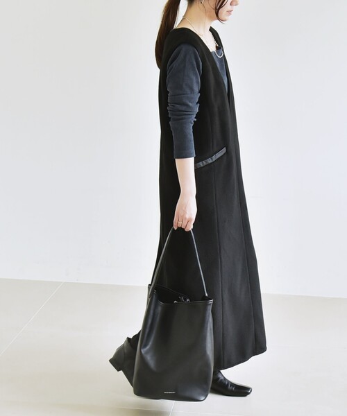 quaranciel ジャンパースカート quaranciel: ジャージー メルトン V