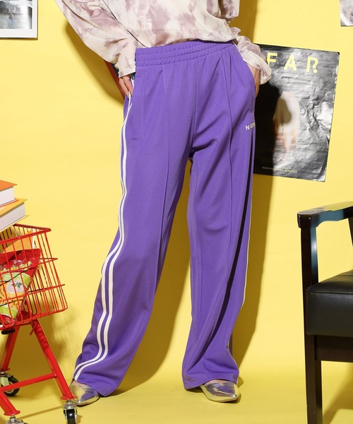 【値下げ500&オークション】 NERDY トラックトップス トラックパンツ NERDY スウェットパンツ ジャージ 刺繍ロゴニューヨークトラック