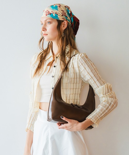 LA MARGE ショルダーバッグ バッグ 「本革」 ハーフムーン ショルダー