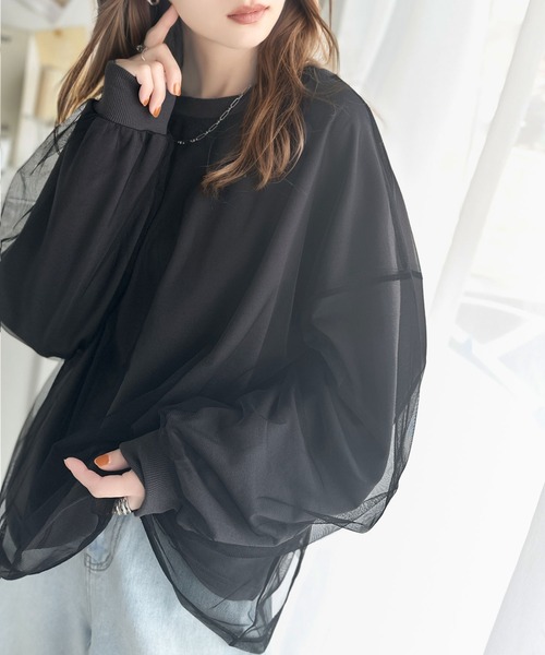 「Java」 長袖カットソー LARGE ベージュ レディース