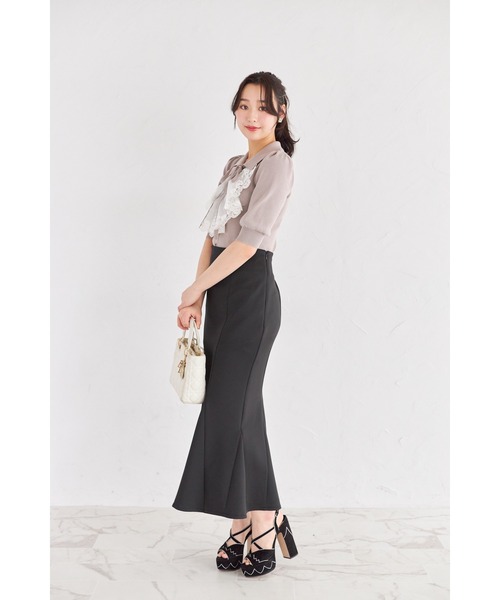 tocco closet スカート 接触冷感＆UVカット付き超美シルエット