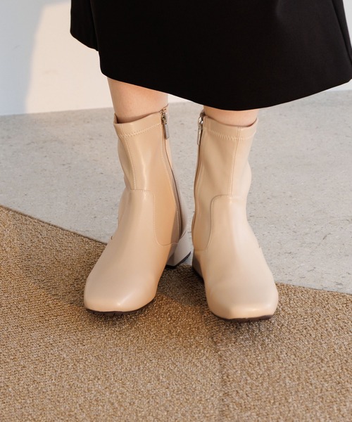 HIMIKO ブーツ 「HIMIKO」「撥水」「ZOZO限定デザイン」ストレッチ