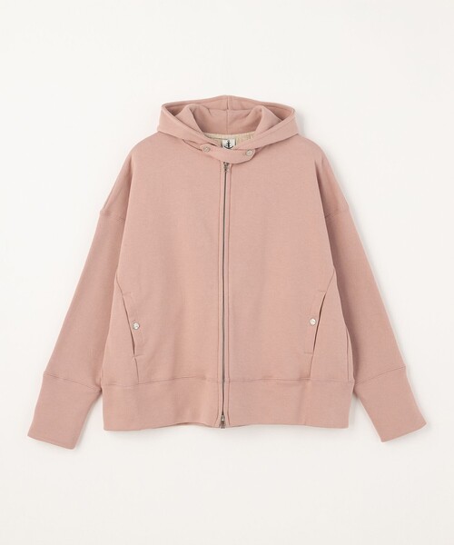 LOISIR パーカー 度詰め裏毛ジップフーディ レディース LOISIR パーカー 度詰め裏毛ジップフーディ レディース