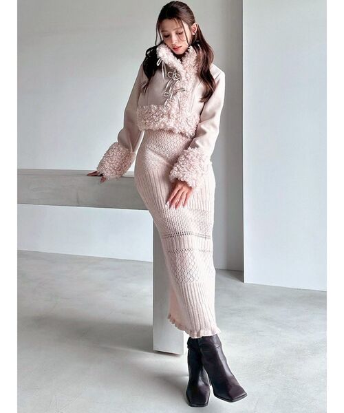 ポイントフェイクファーブルゾン リゼクシー RESEXXY 新品未使用品