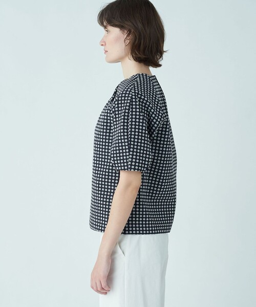 「TOMORROWLAND collection」 半袖ブラウス 36 ブルー系その他 レディース_画像4