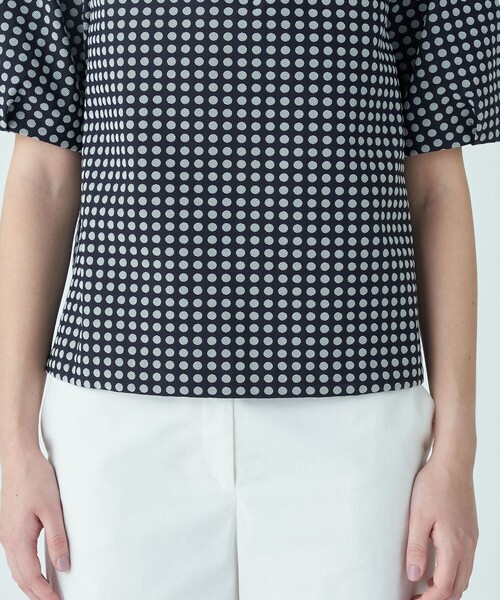 「TOMORROWLAND collection」 半袖ブラウス 36 ブルー系その他 レディース_画像8