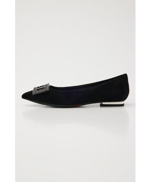 「STACCATO」 フラットサンダル 23cm ダークブラック レディース_画像2