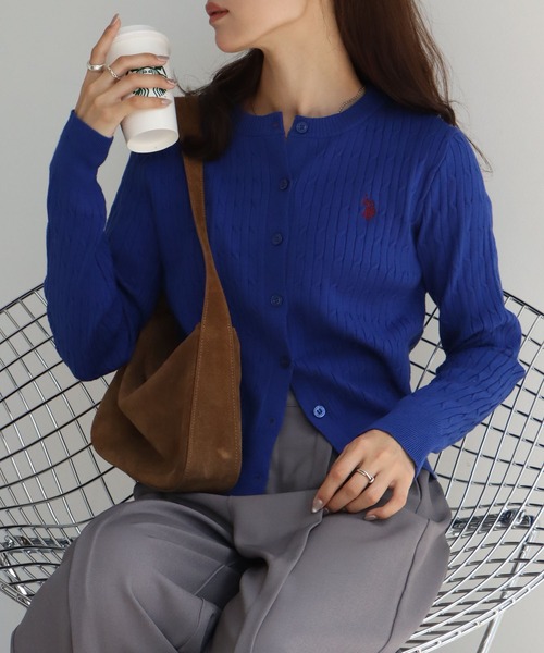 U.S. POLO ASSN.（ユーエスポロアッスン） カーディガン 「U.S. POLO